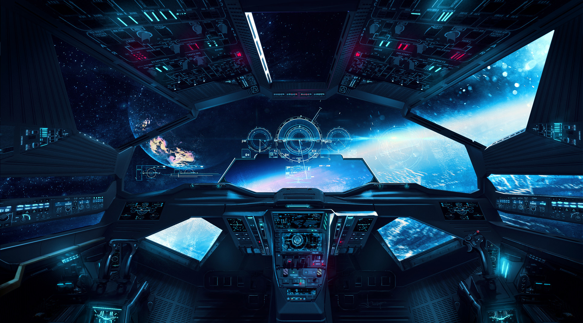 Artstation Cockpit Luciano Neves