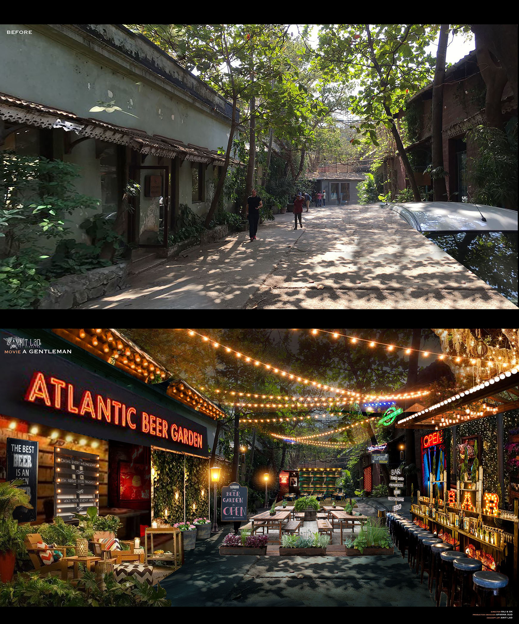 Amit Lad Movie A Gentleman Set Concept Art