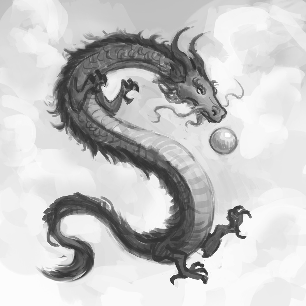 Sam Carr Long Dragon w/sketches