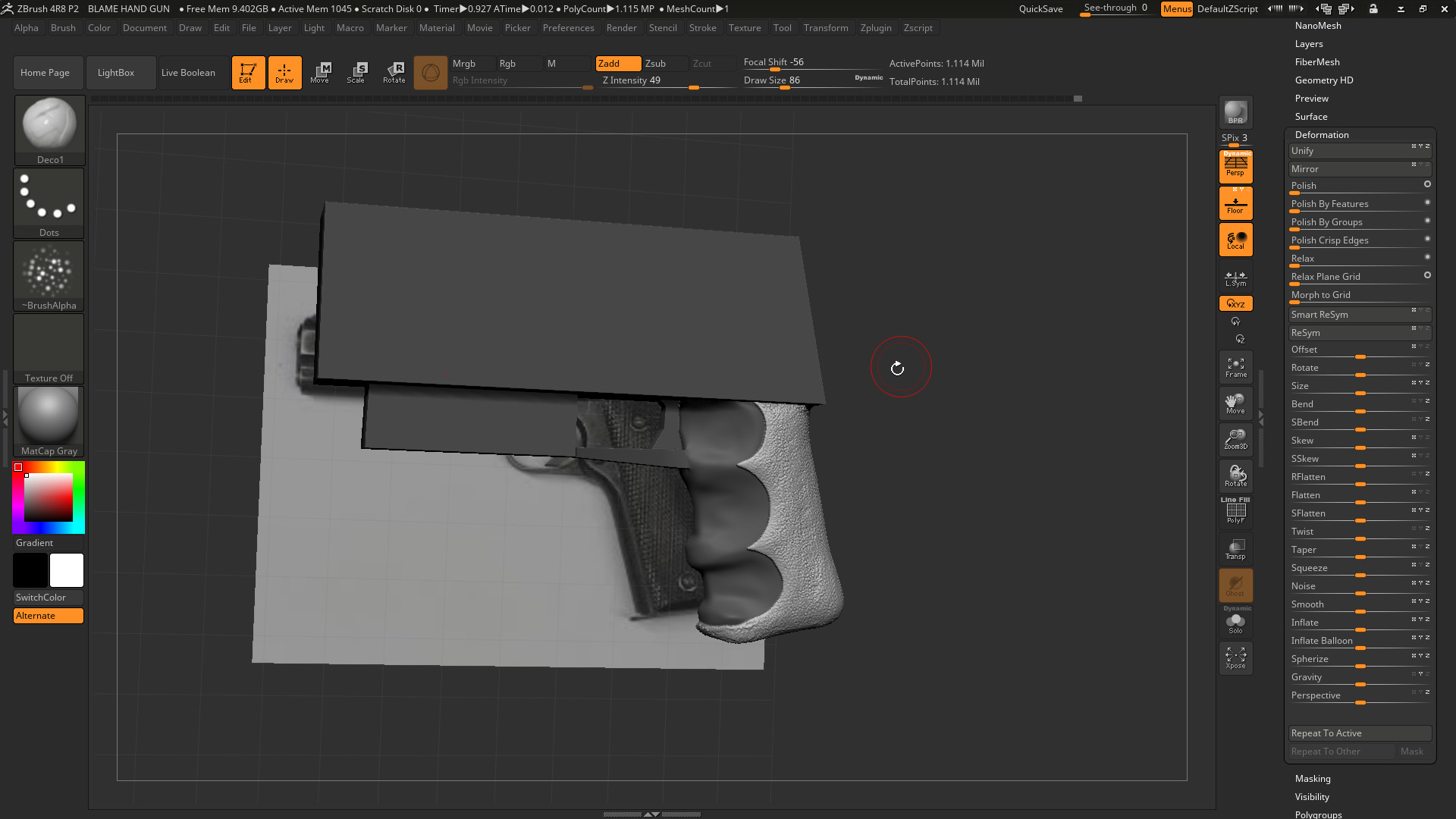 Reece Harwood Blame Hand Gun Reece Harwood Blame Hand Gun