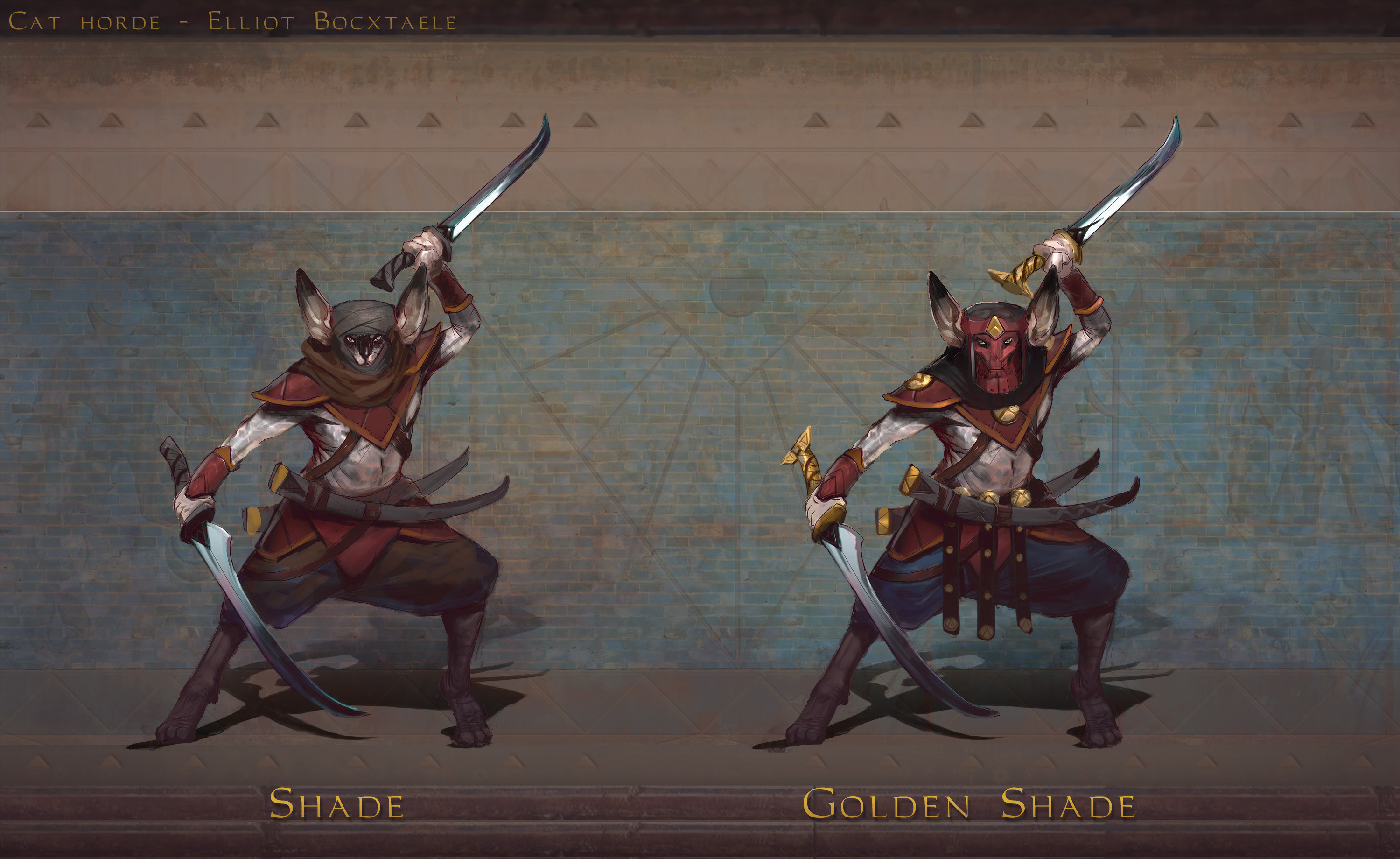 TIER 2 Shades.
The cat hordes have always been riddled with intruige, crime and immorality. Its only when the Great Khan created the House of Shades that these skills were finally put to good use. Recruited from the urban lower classes, criminals and...