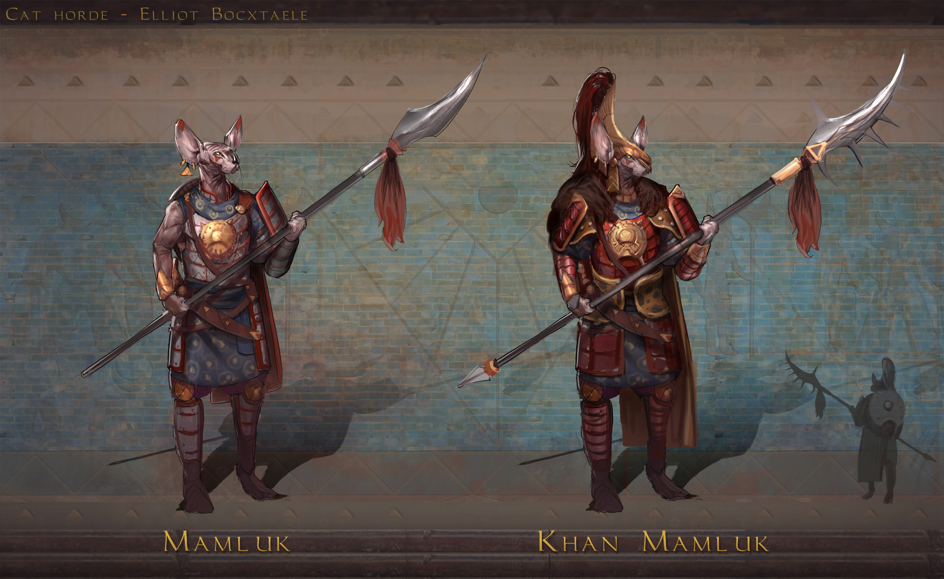 TIER 4 Mamluk.
As opposed to other civilizations, slaves could be highly respected among the Horde's society, which is definelty the case for the elite Mamluk class. Often used as royal guards because of a adherent loyalty to their warrior “brothers”...