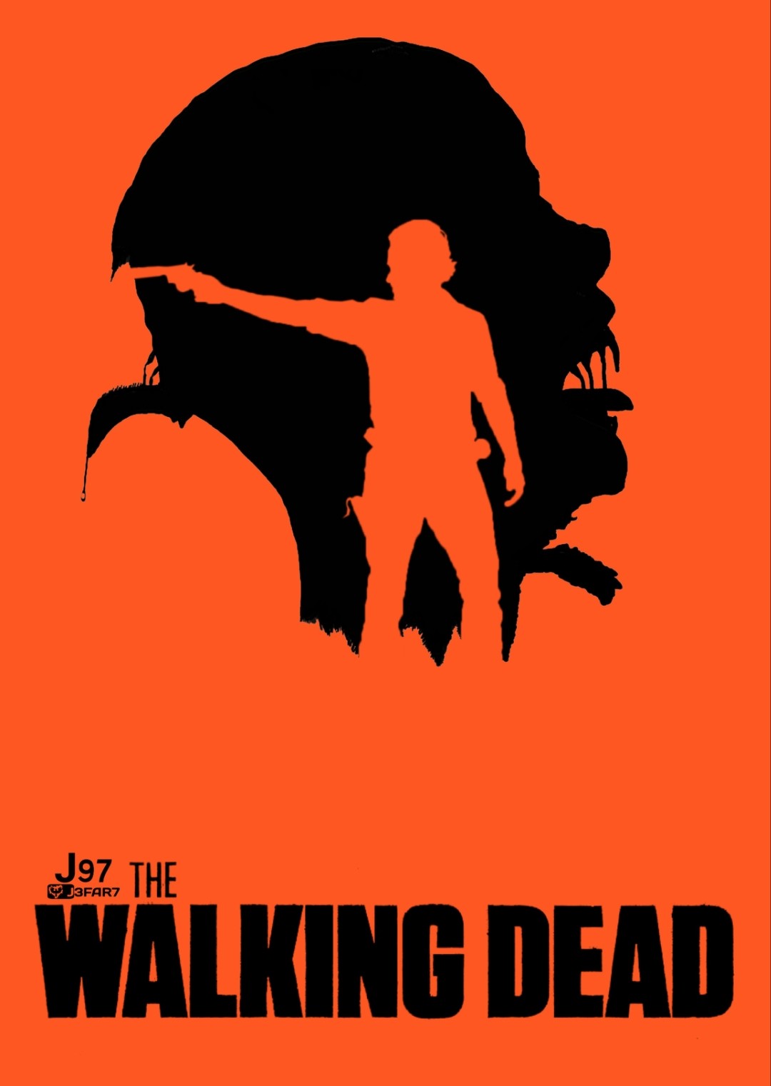 Artstation The Walking Dead Poster