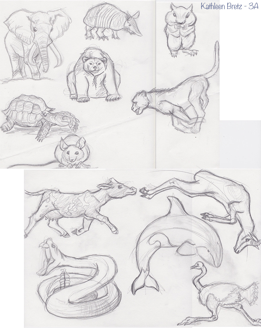 ArtStation - WK 3 (Animal morph)