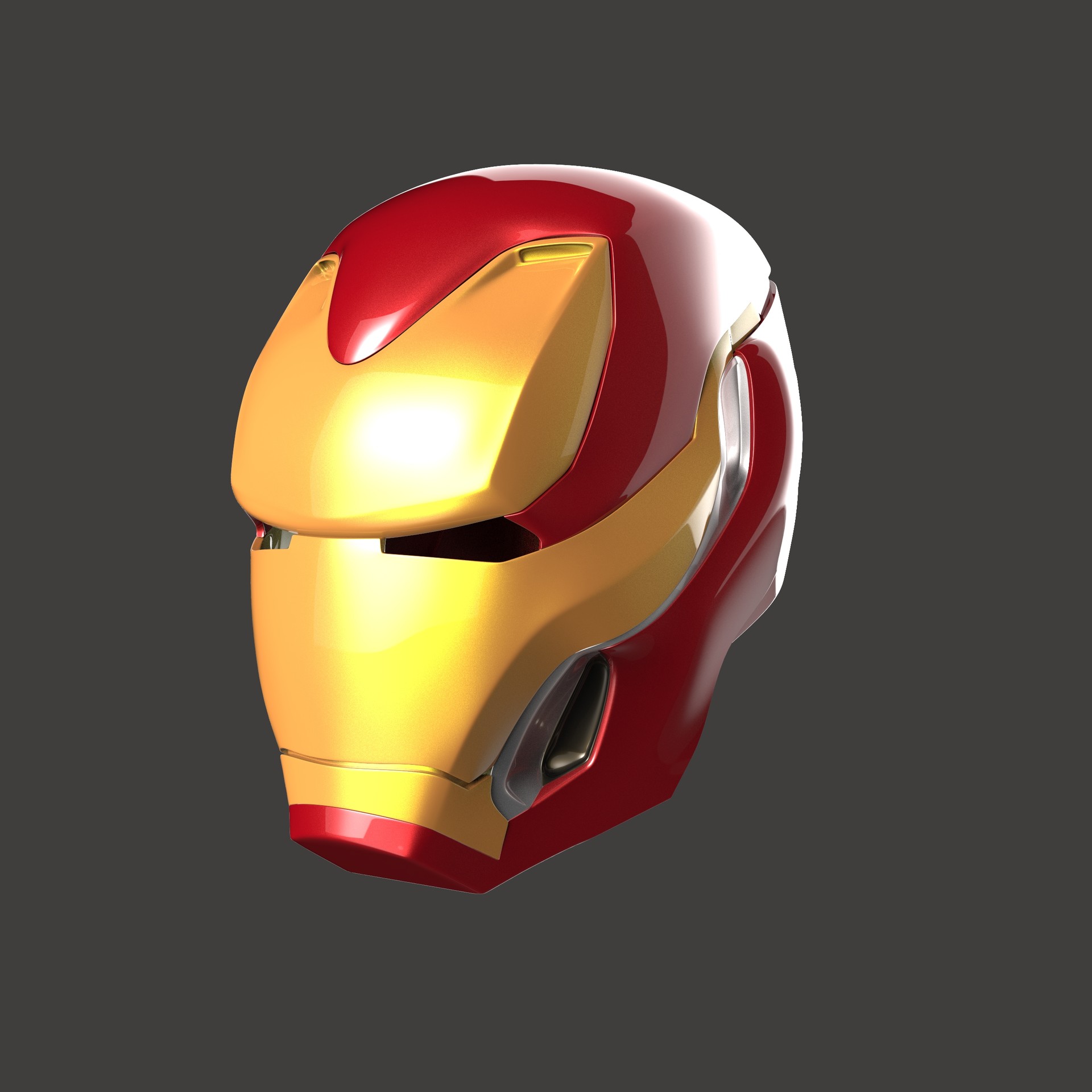 ArtStation   Infinity War Iron Man Helmet