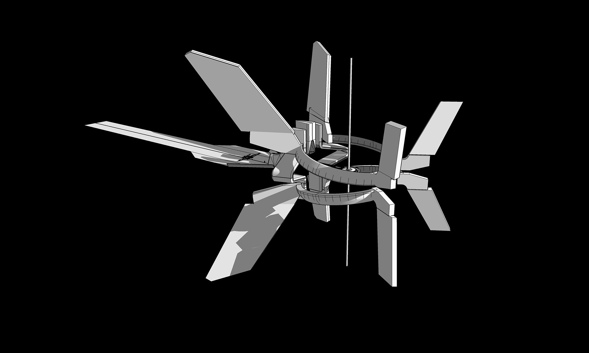 Underlay image of Darren Gilford's Sketchup model.