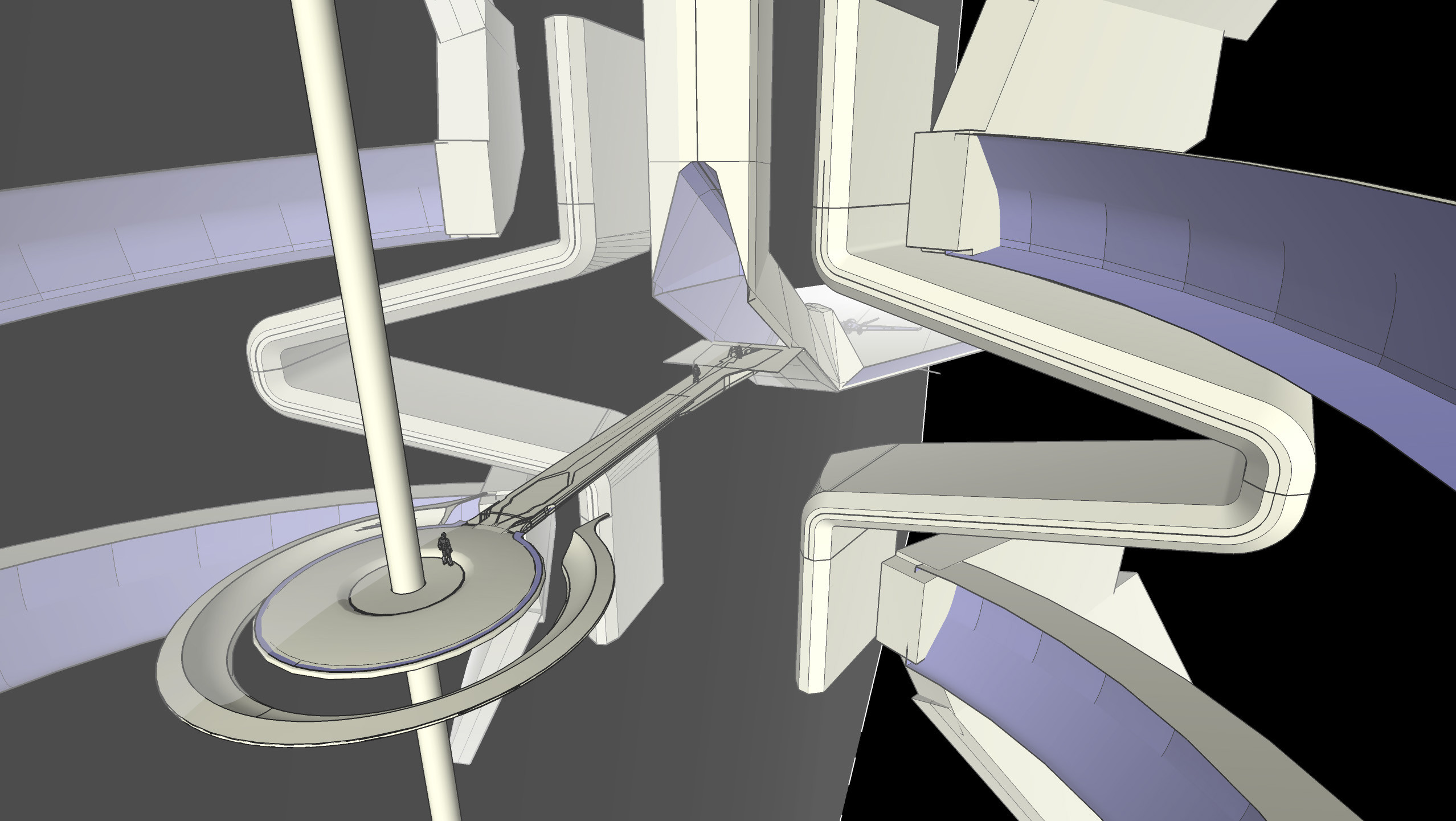 Underlay image of Darren Gilford's Sketchup model.