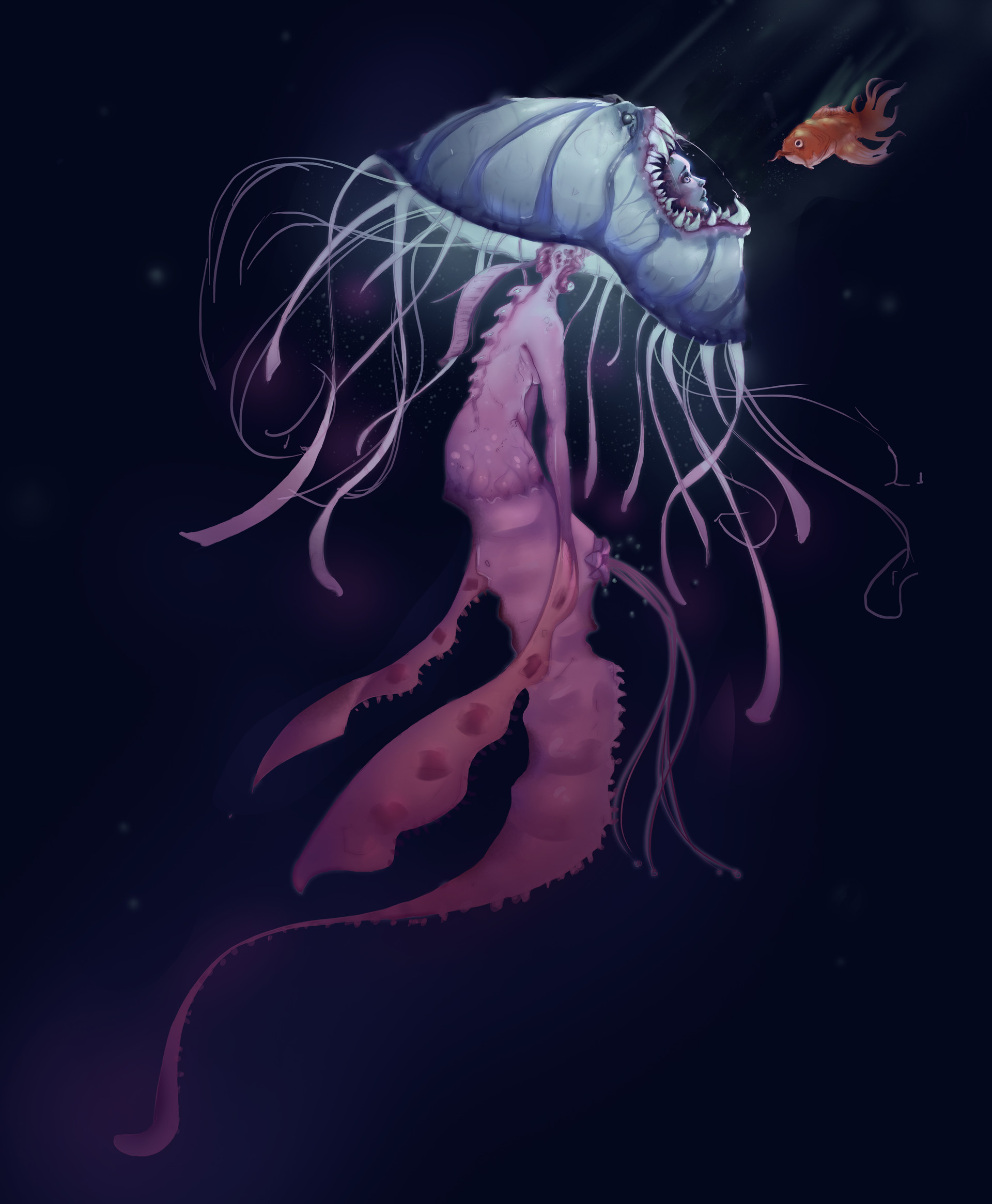 Artstation Jelly And Fish Boyan Kazalov