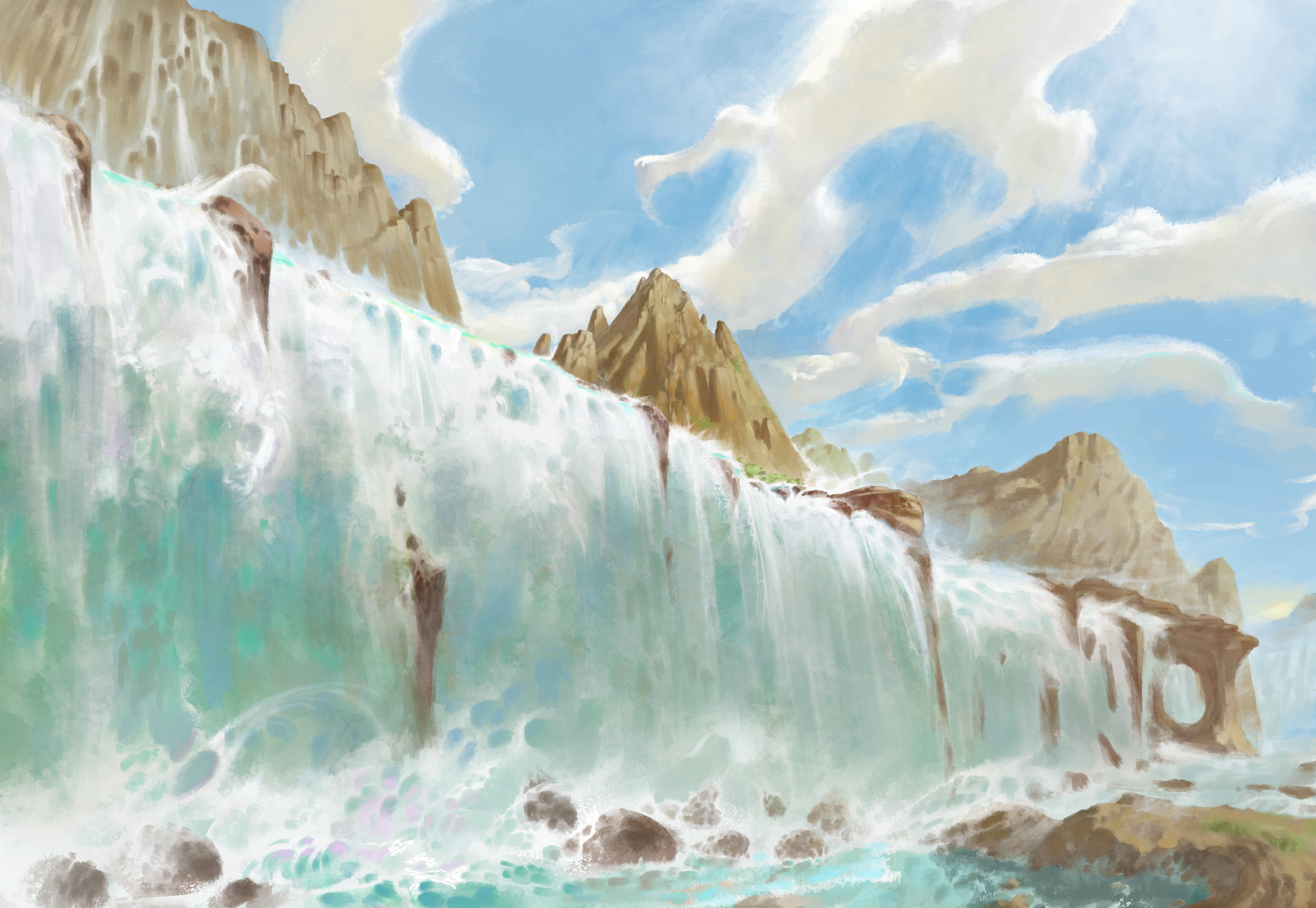 Danny Pavlov Fantasy Waterfalls