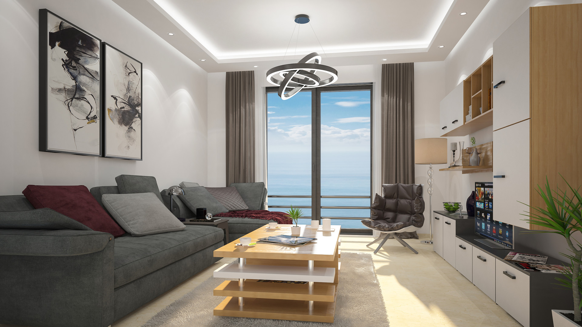 Artstation Appartement Temoin 3d Regragui Wahid