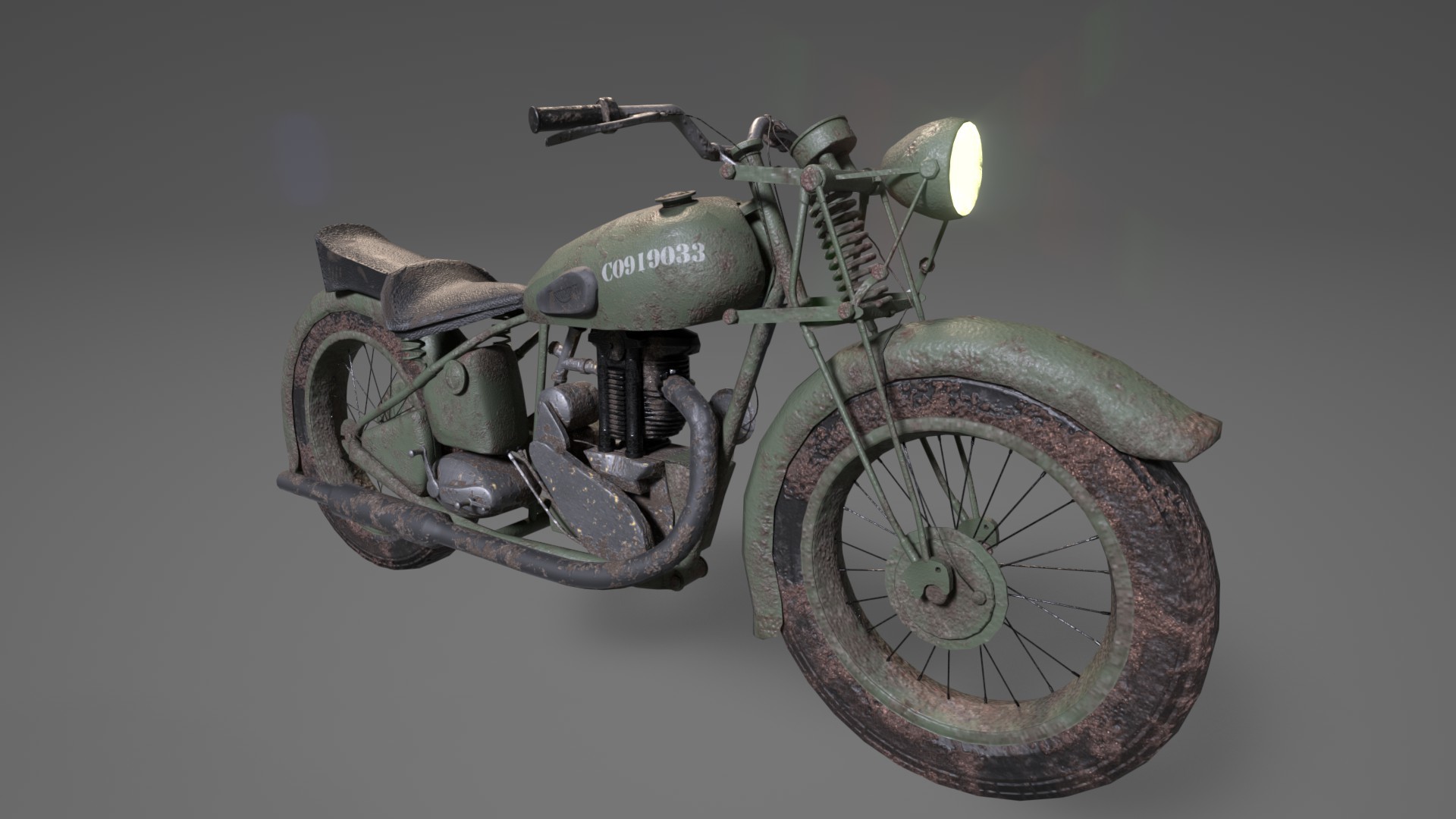 ArtStation - 3HW motorcycle