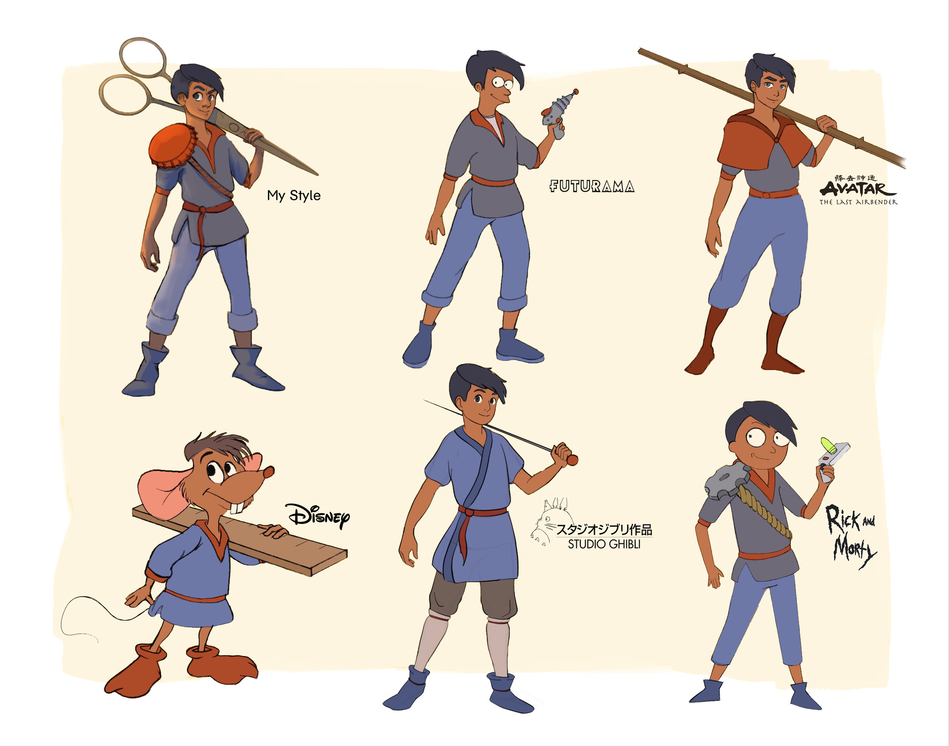 Artstation Remy Character Design Tayler Howard