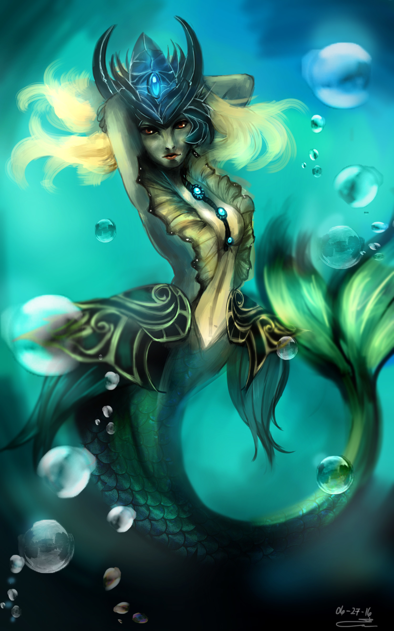 Artstation Nami From League Of Legends Digital Painting