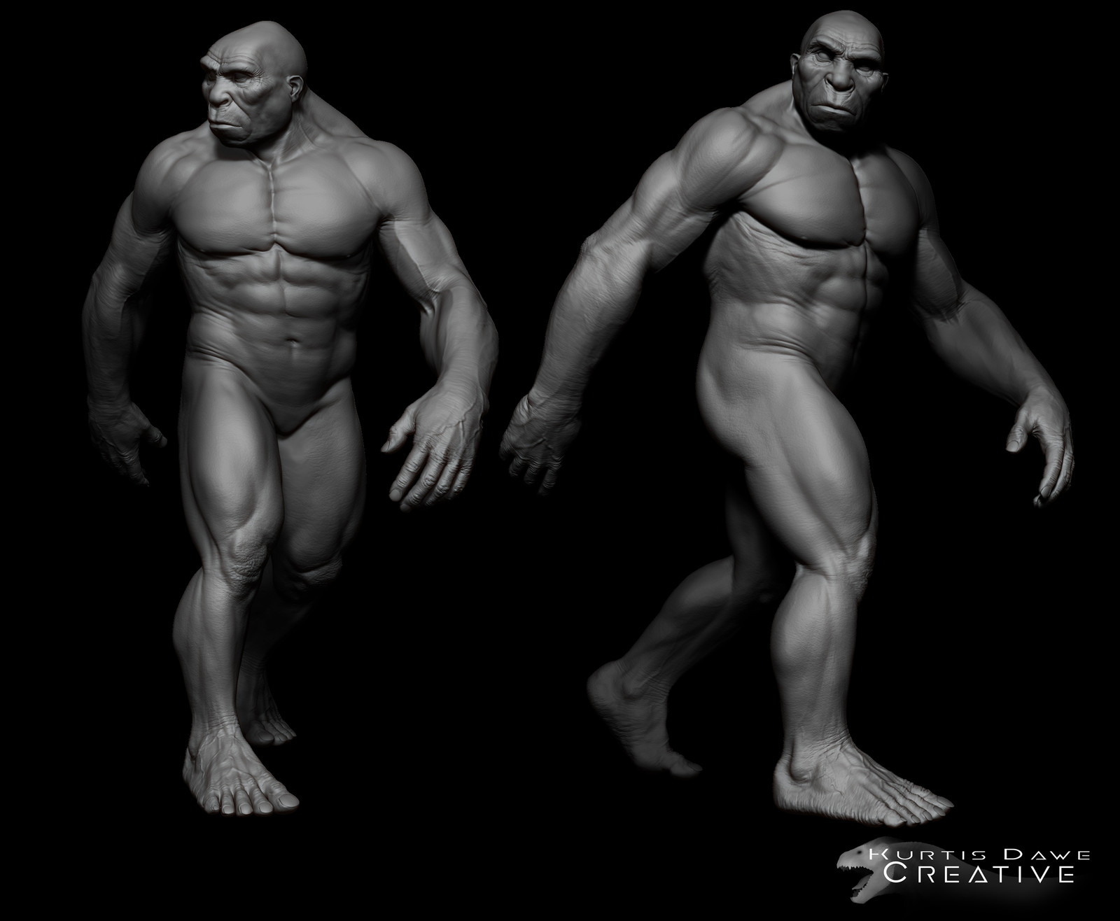 Sasquatch walking