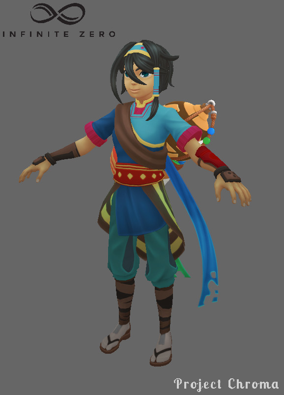 Low Poly 3/4 View