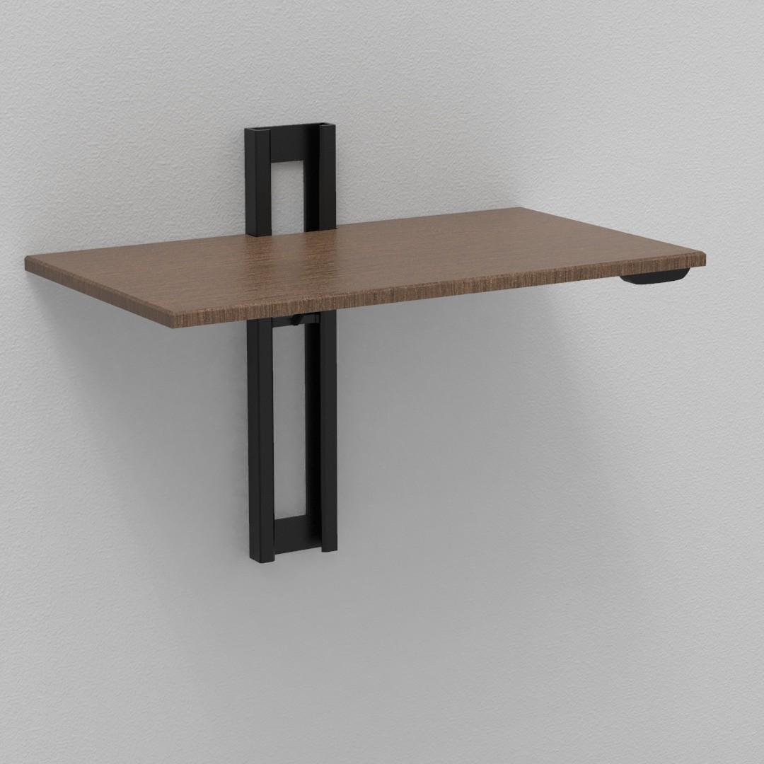 Standing desk hot sale attached to wall