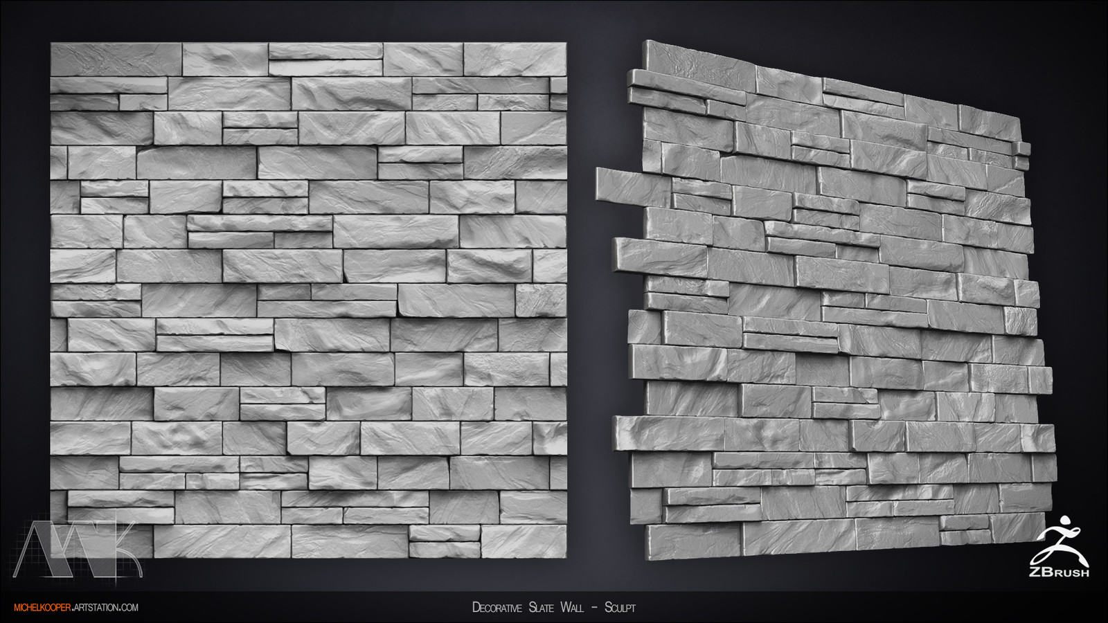 Decorative Slate Wall - Sculpt