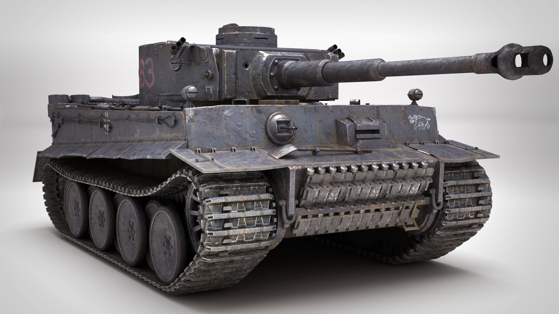 Немецкий тяжелый танк тигр