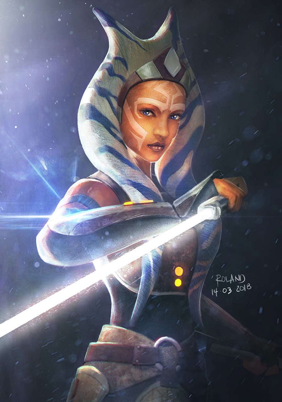 Ahsoka by Roland Sanchez. : r/ImaginaryJedi