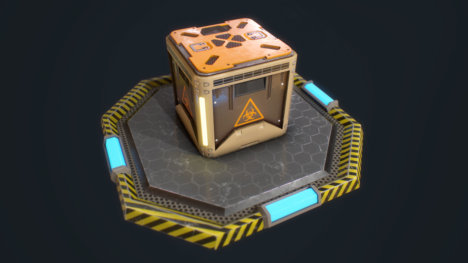 Artstation Bio Hazard Item Crate Chirag Hirani