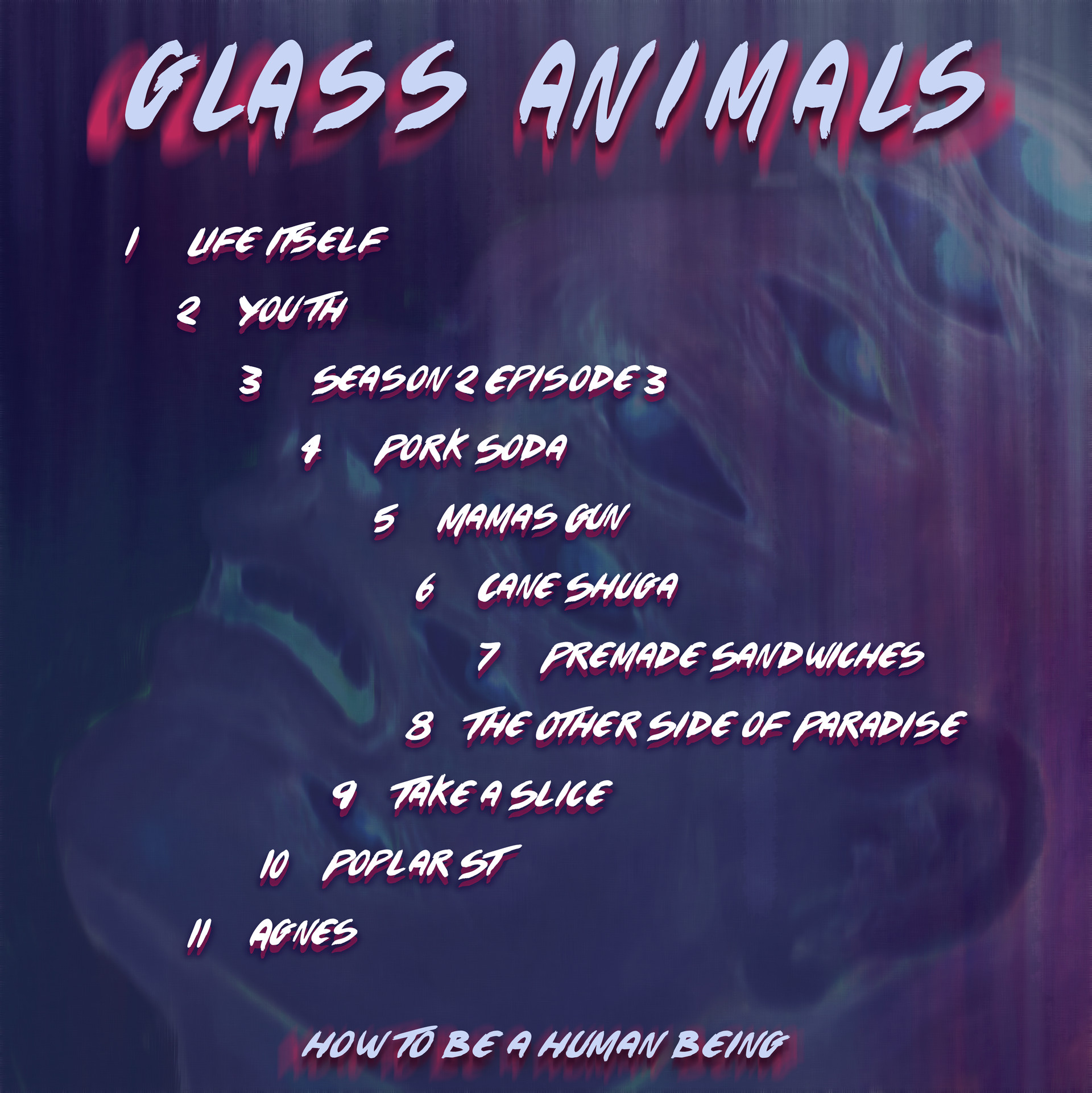 Marina Salvatore - Glass Animals Album Cover