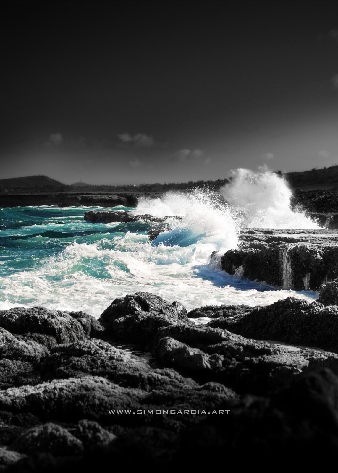 Surreal beach.