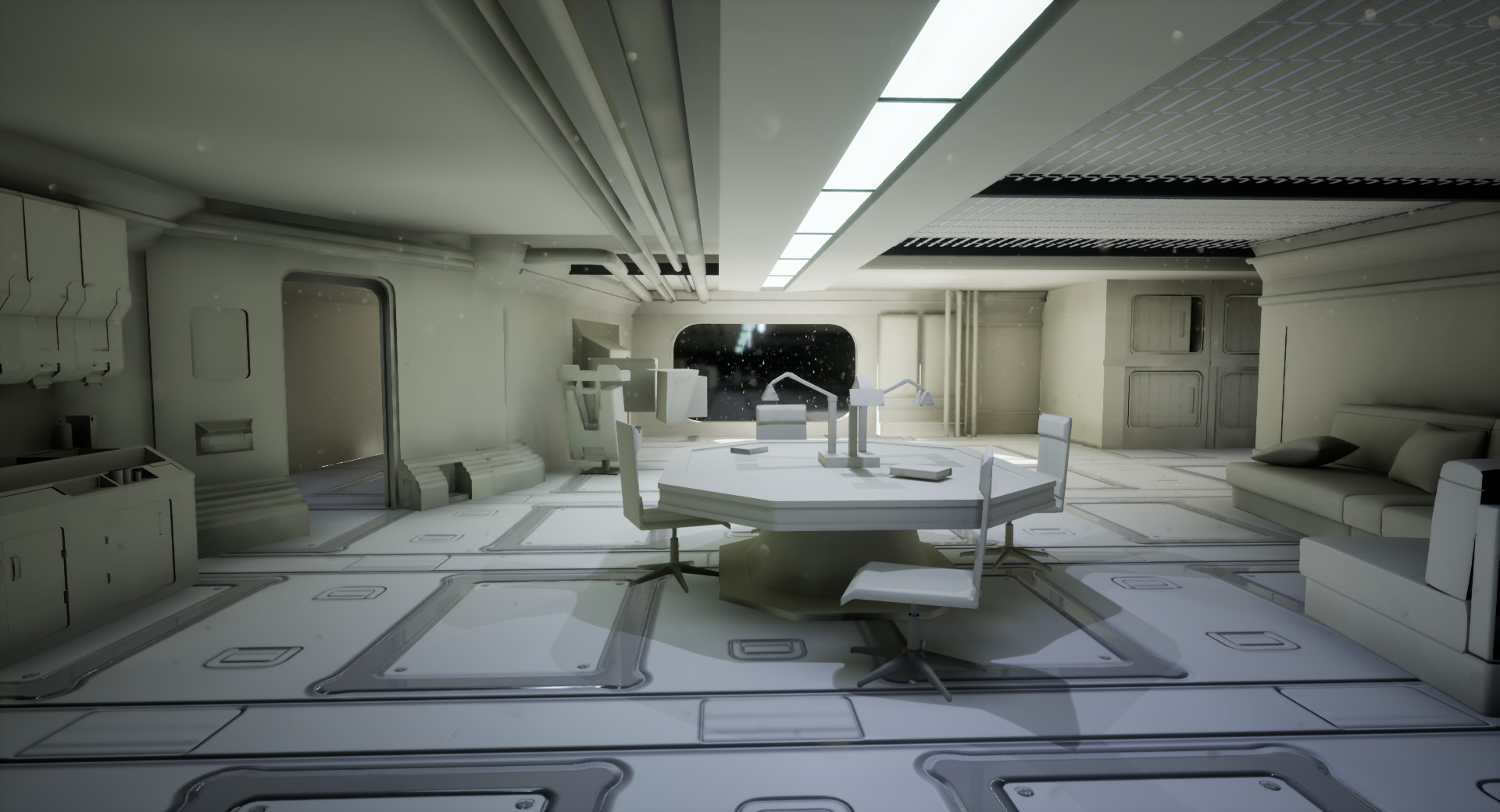 Artstation Space Station Piece Wip Shawn Cisero Jr