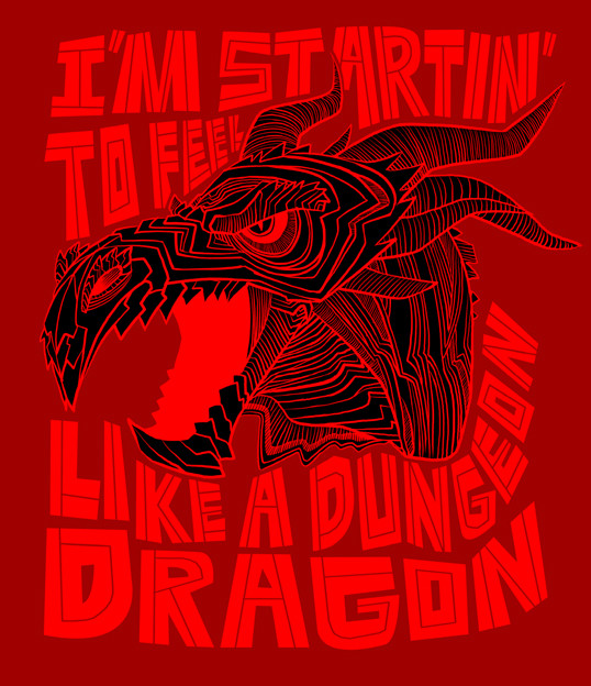 Tauhid Bondia Dragon T Shirt Design