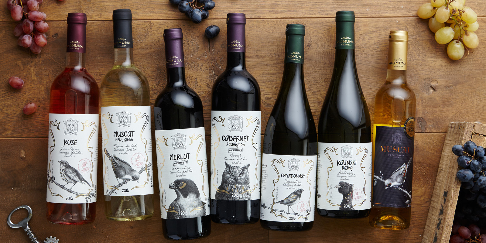 Komuna wines range