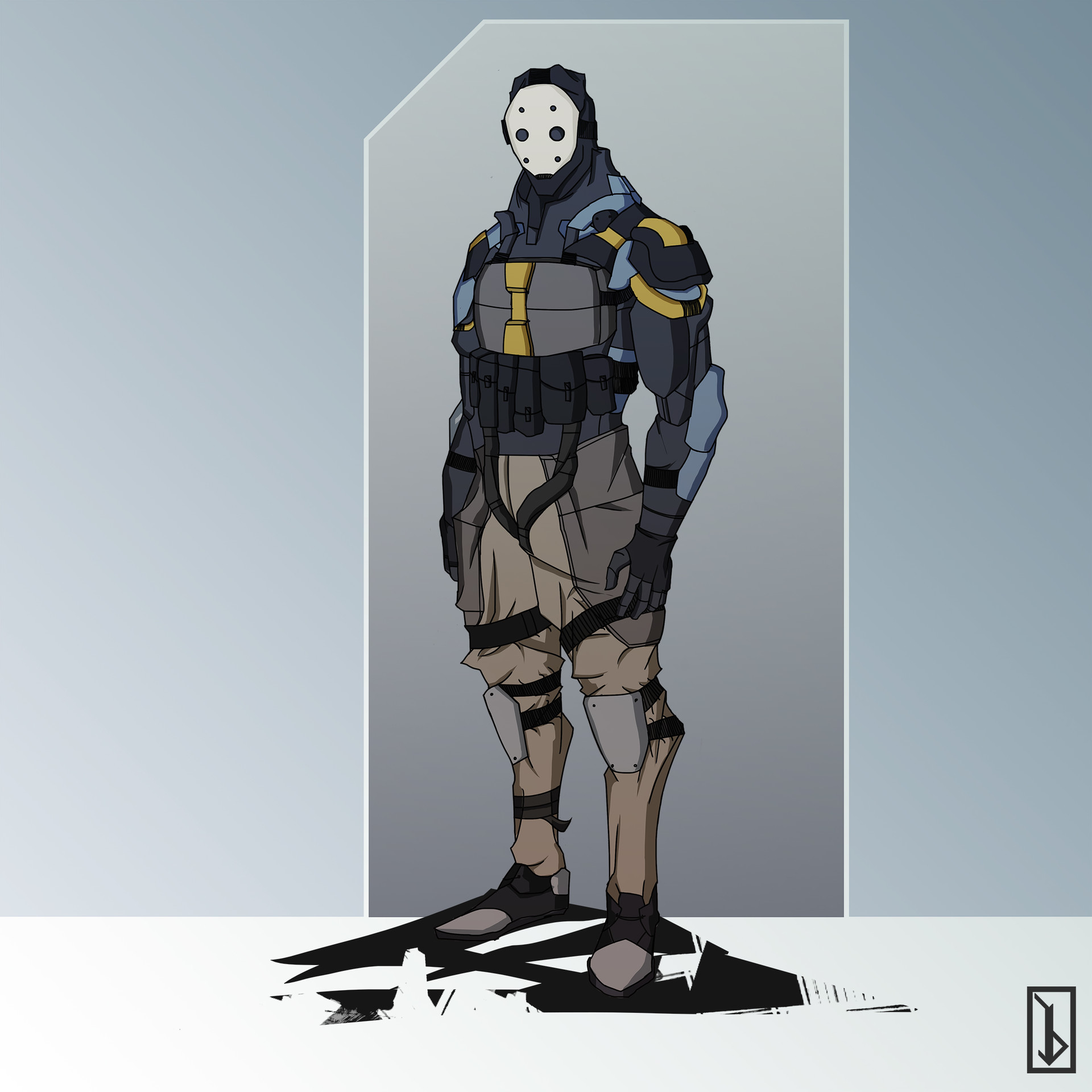 Artstation Sci Fi Male Soldier Jacopo Batich Gelsi