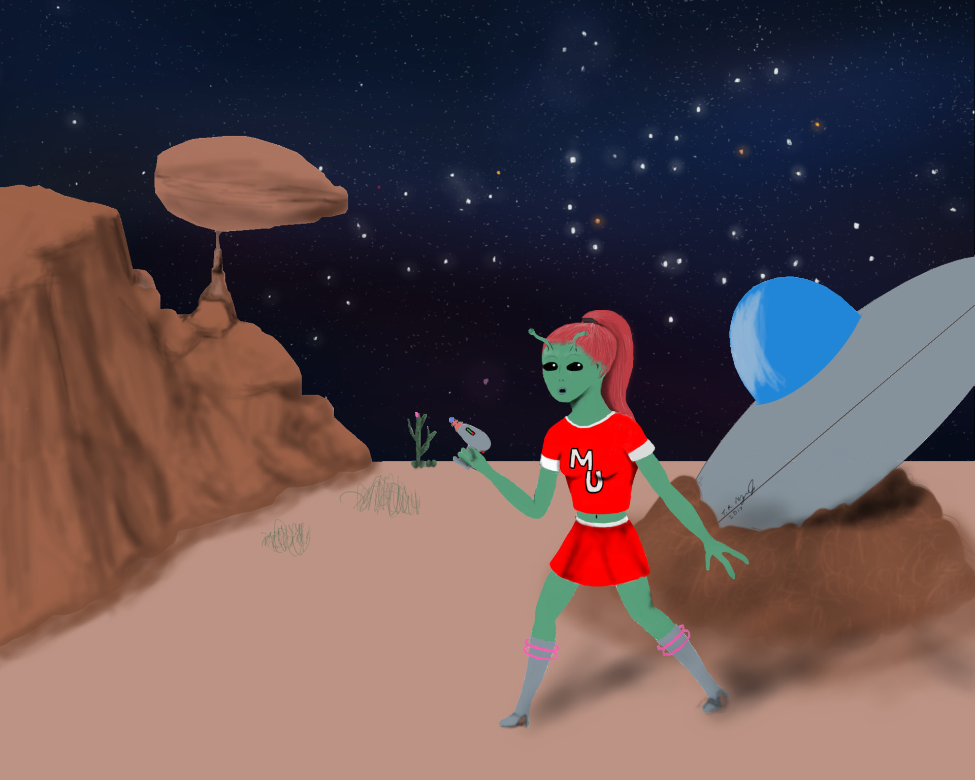 ArtStation - Marla the Martian