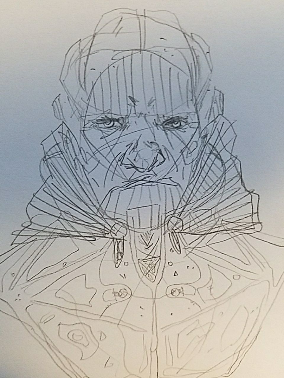 Artstation Young Gladiator Thanos Doodle Jack Daniels Doodled thanos on vacation after infinity war.