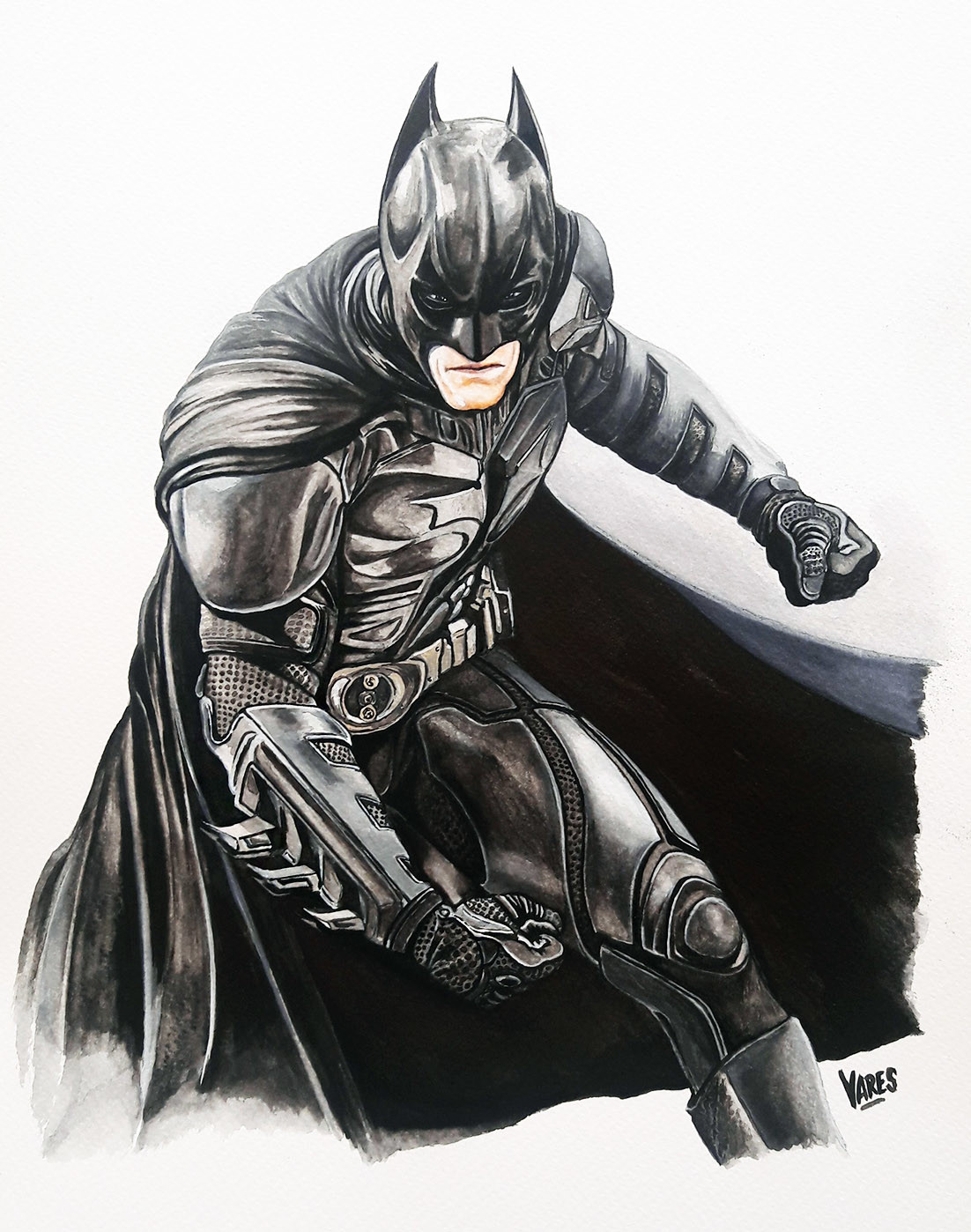 The Dark knight Graphite Pencil Sketch by Sebastian1819 on DeviantArt