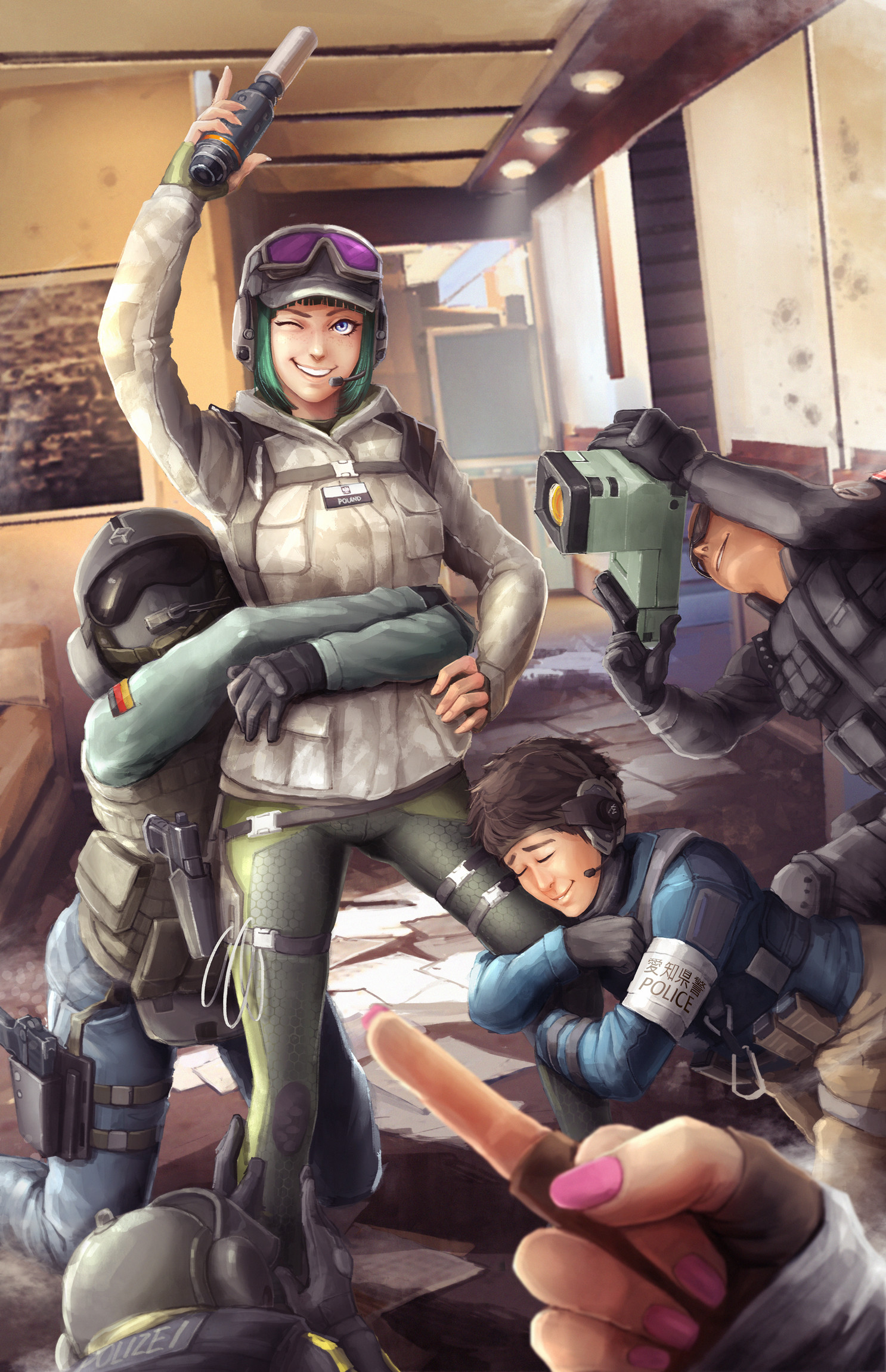 Artstation Rainbow Six Siege Character Hao Wen Chen There's only so many punches you can deliver to these guys before you get a. siege character hao wen chen