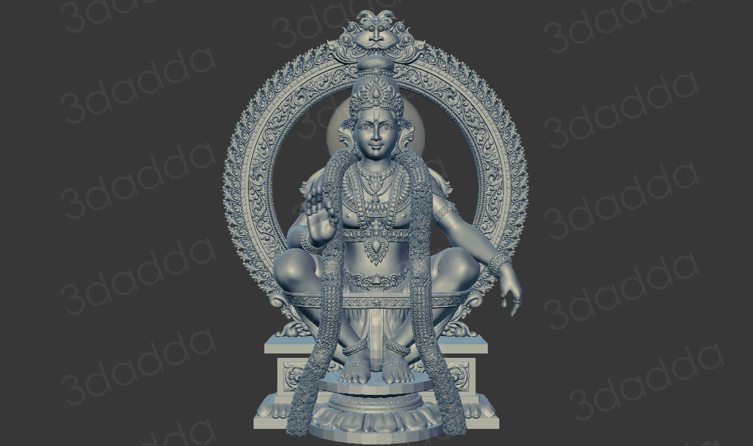 Artstation Ayyapa Swami 3d Model For 3d Printing Vicky Kapure