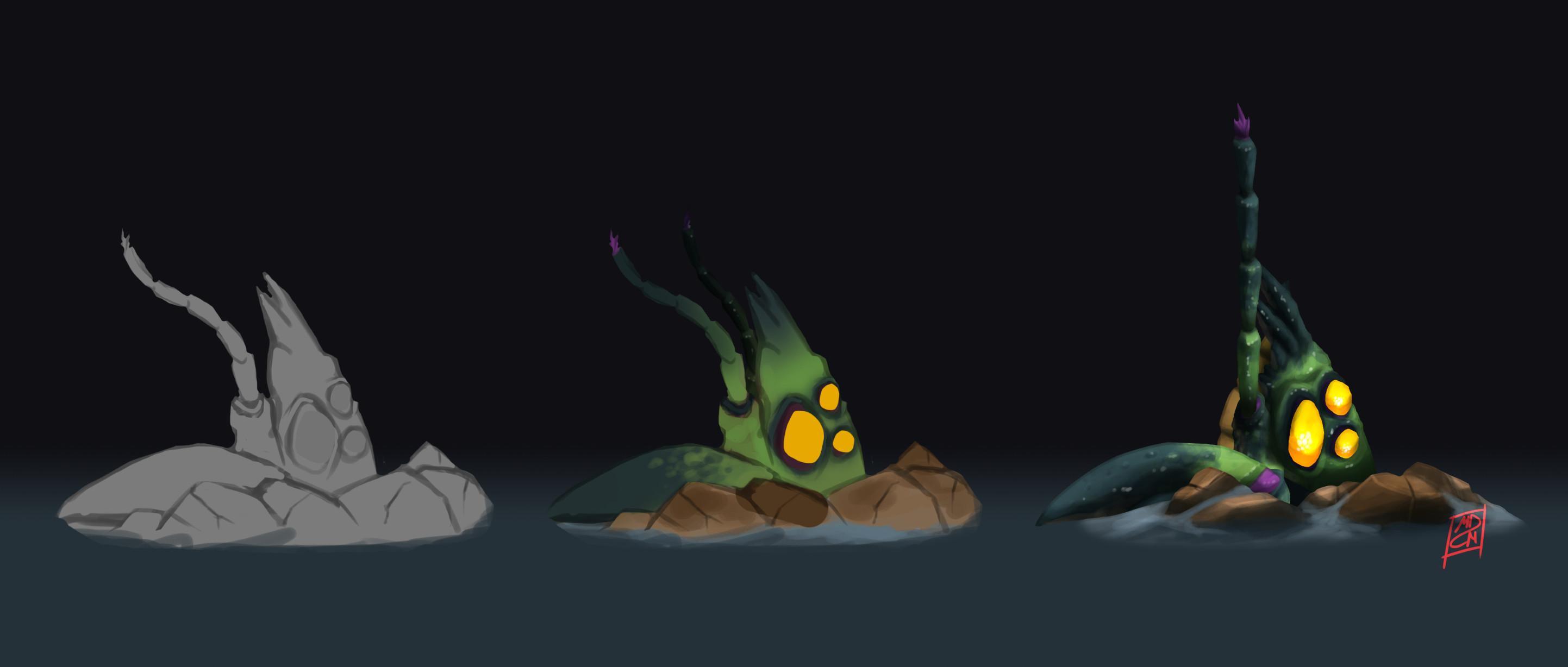 Sketch/Concept -&gt; Flats -&gt; Rendered