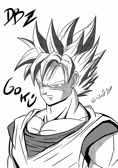 Artstation Dragon Ball Z Goku Art Print Jesus Prado