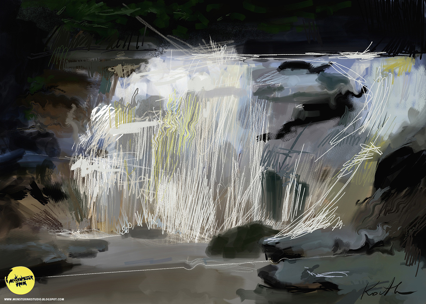 Monster Ink - Landscape study