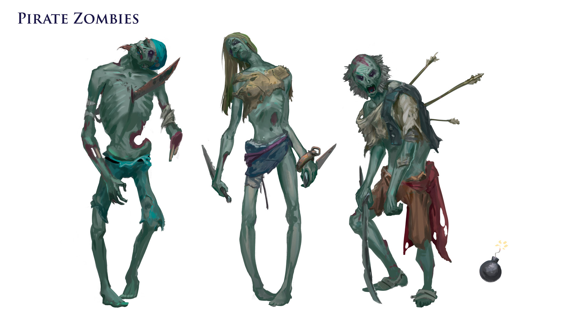 Neil Richards Pirate Zombies
