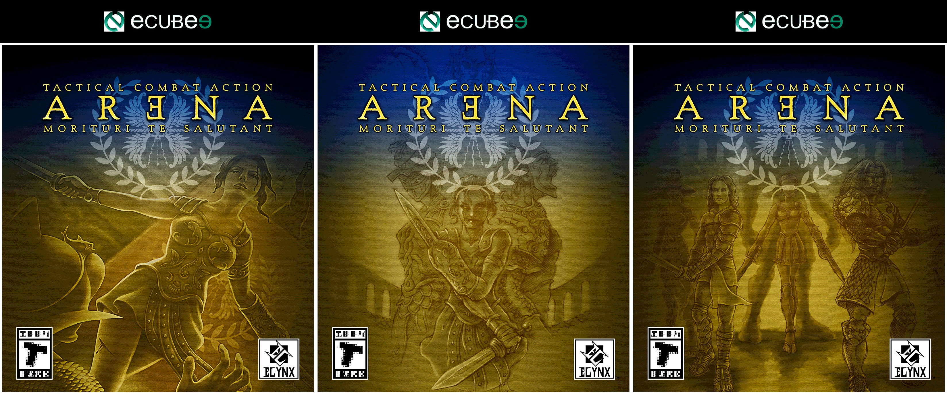 Arena - Box Art Design Triptych