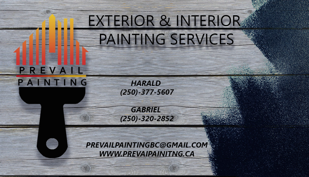 Artstation Prevail Painting Company Logo Fussiness Card And