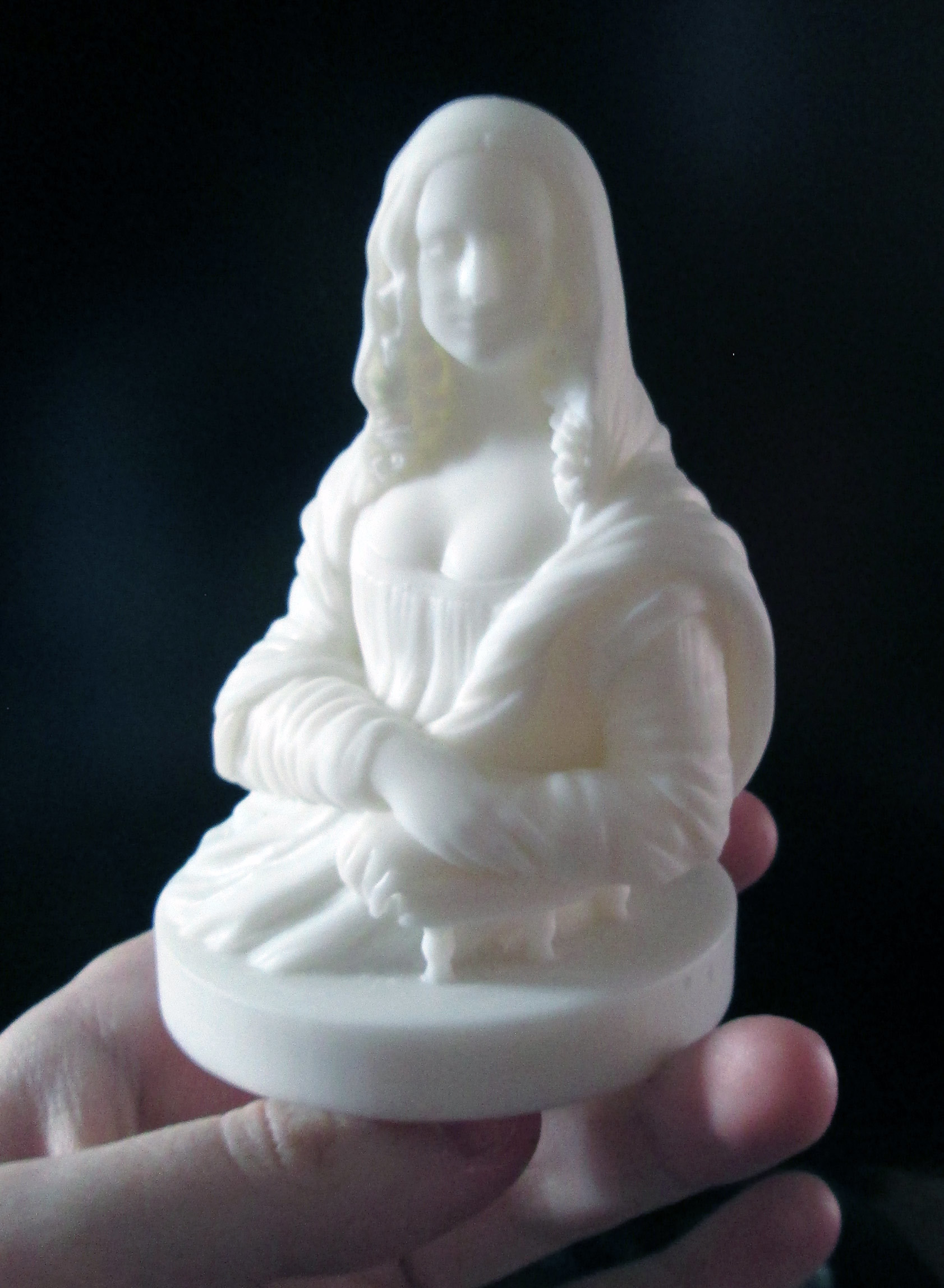 Artstation Mona Lisa Sculpture Olya Anufrieva