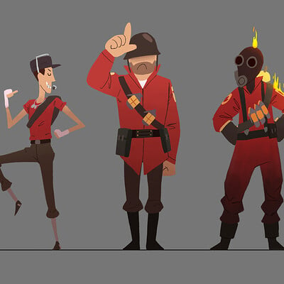 Team Fortress 2 Character Study