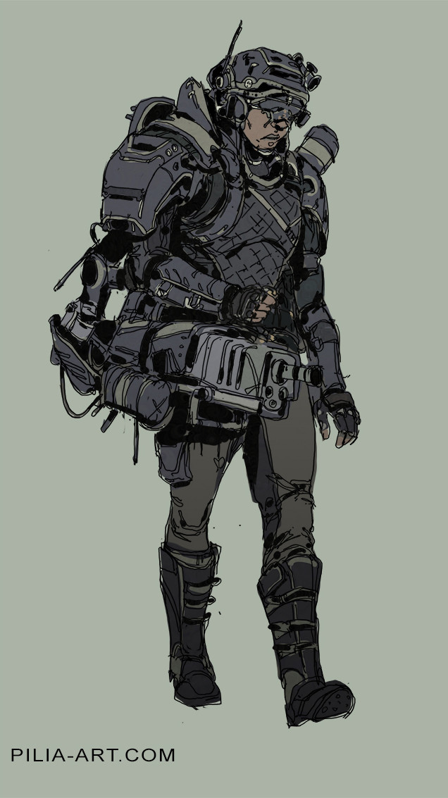 Sci-Fi Soldier