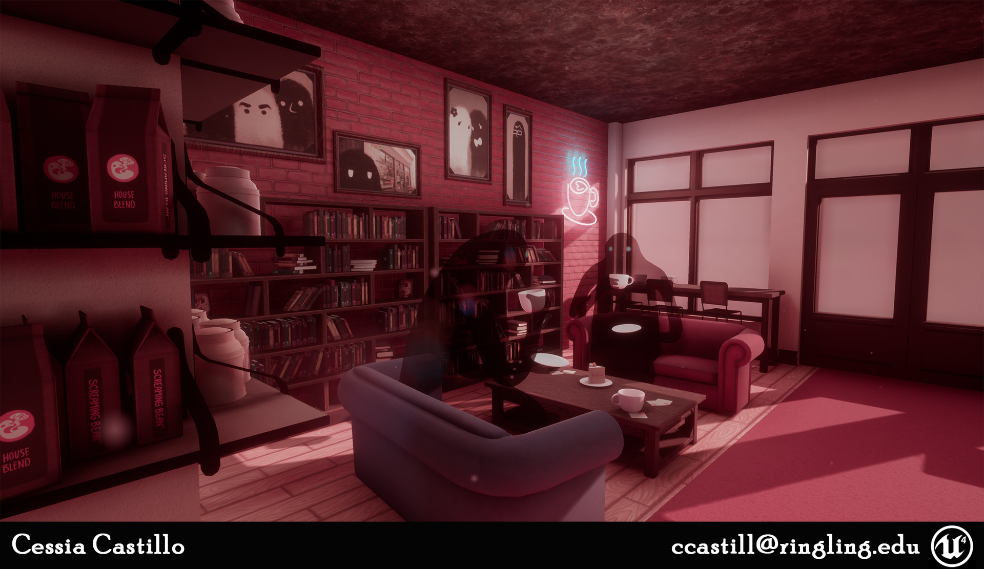 Artstation Limbo Ghost Cafe Workshop Cessia Castillo