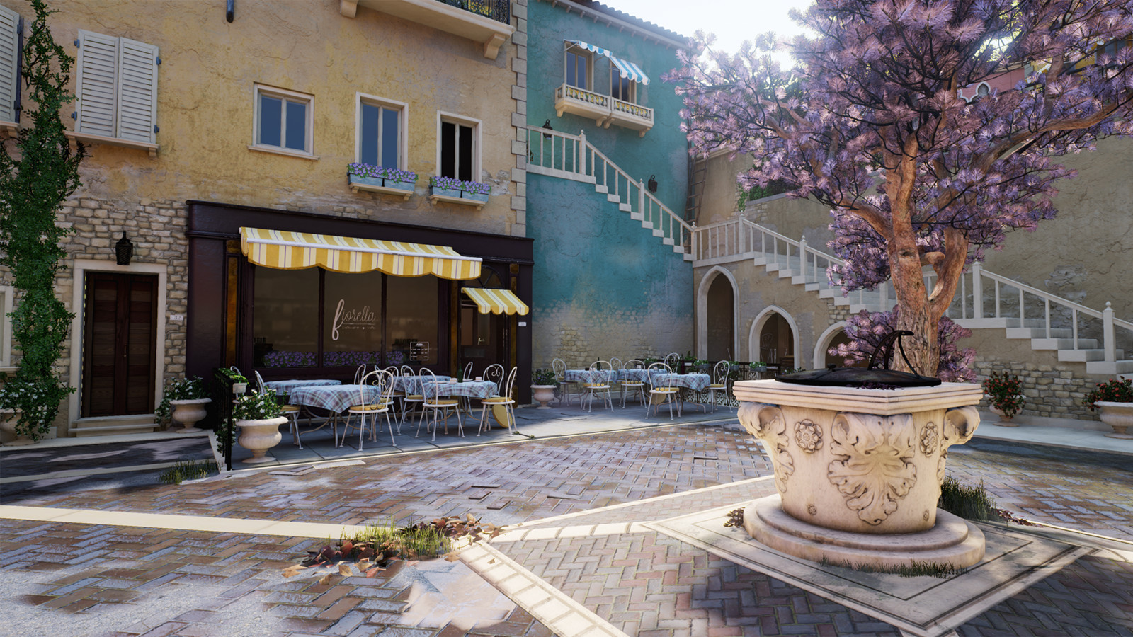 Italian Courtyard