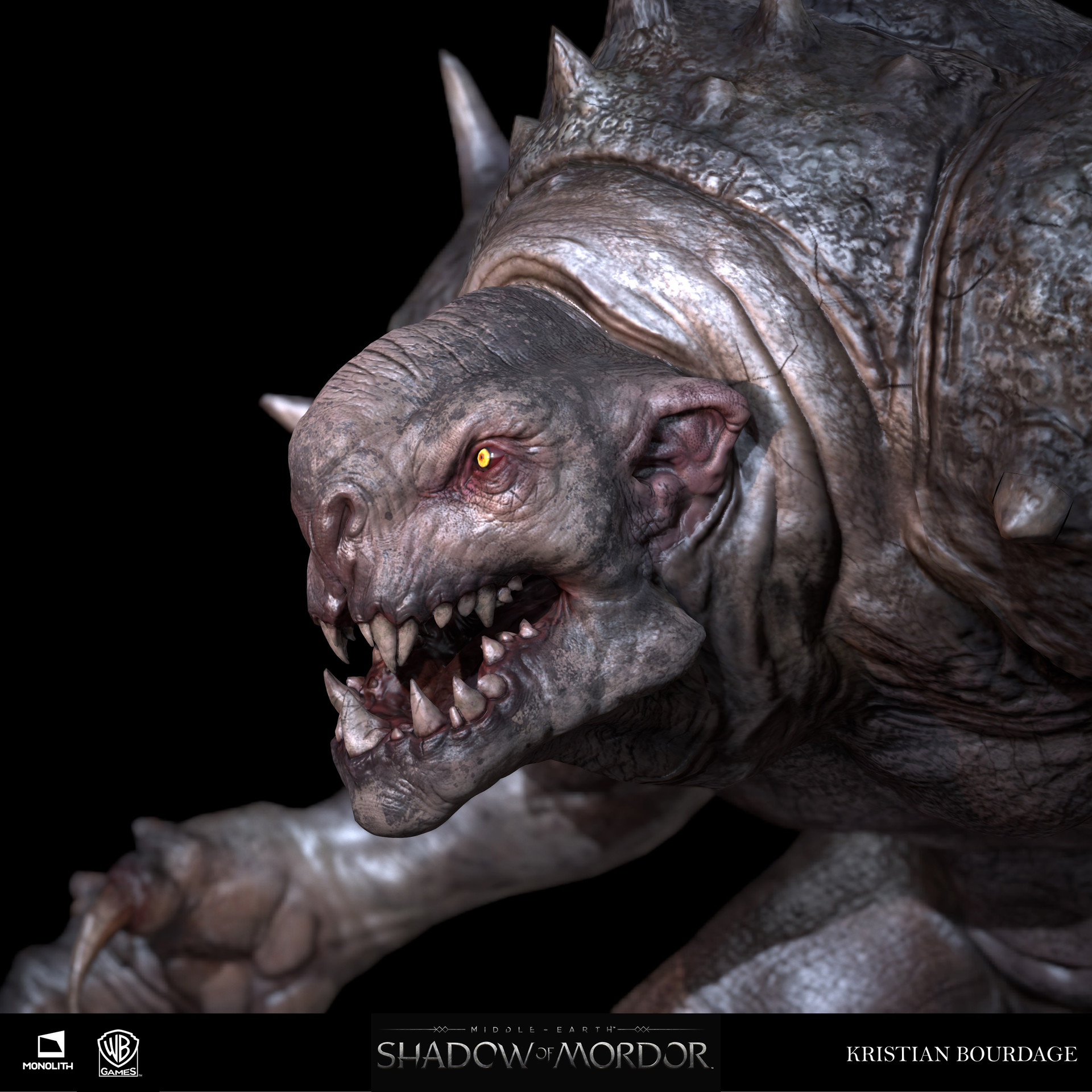 horned graug shadow of mordor