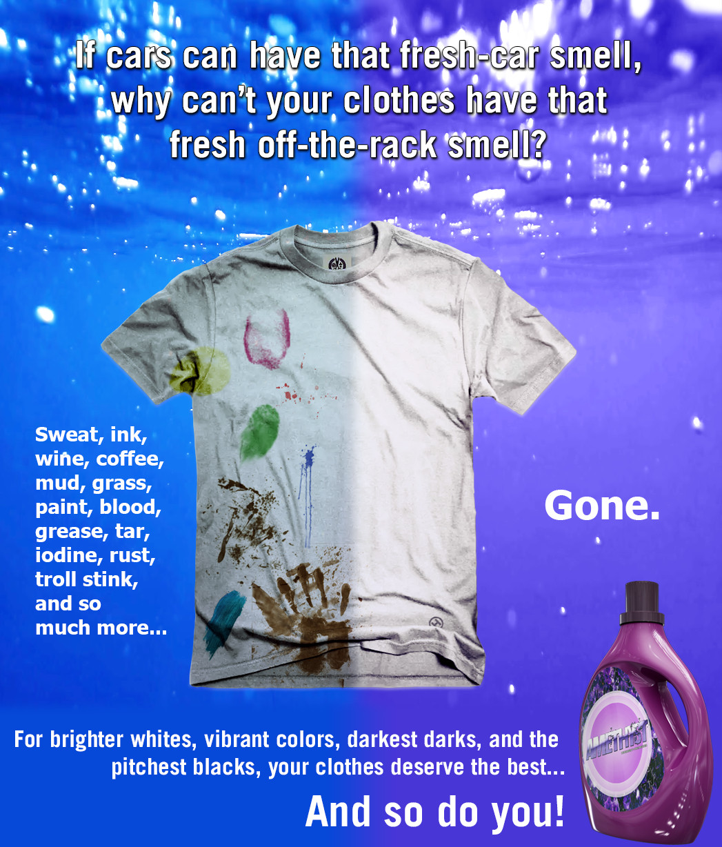 Artstation Amethyst Laundry Detergent Ad Lady Black Wolf