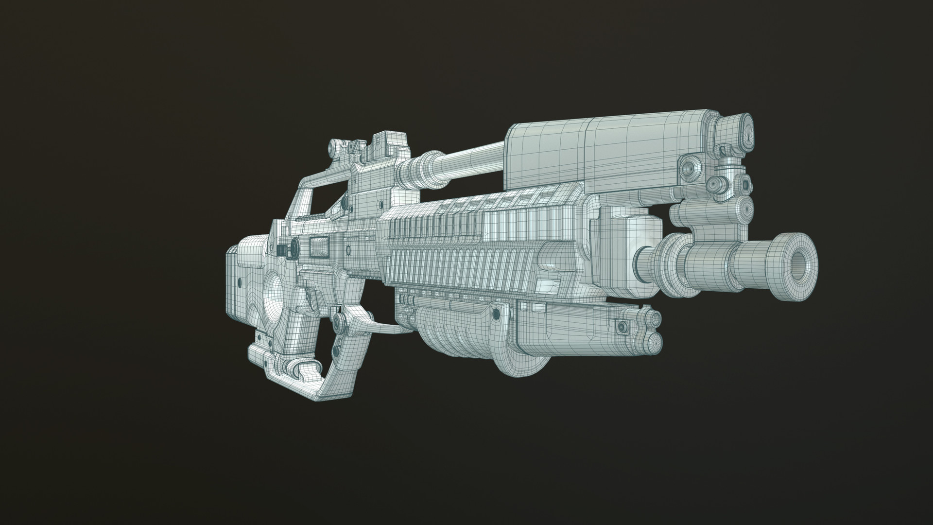 Fred Howard 3D Artist - Concussion Rifle (Energy Weapon)