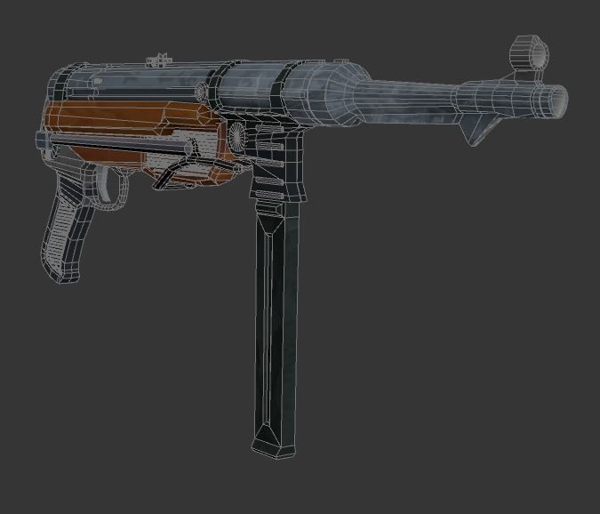 Artstation Mp40 Weapon Stylized Joshua O Reilly
